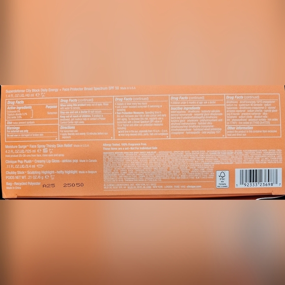 Clinique Summer Day Essentials Set- Facial Spray, Lips, Cream, and SPF Protector - Picture 8 of 9